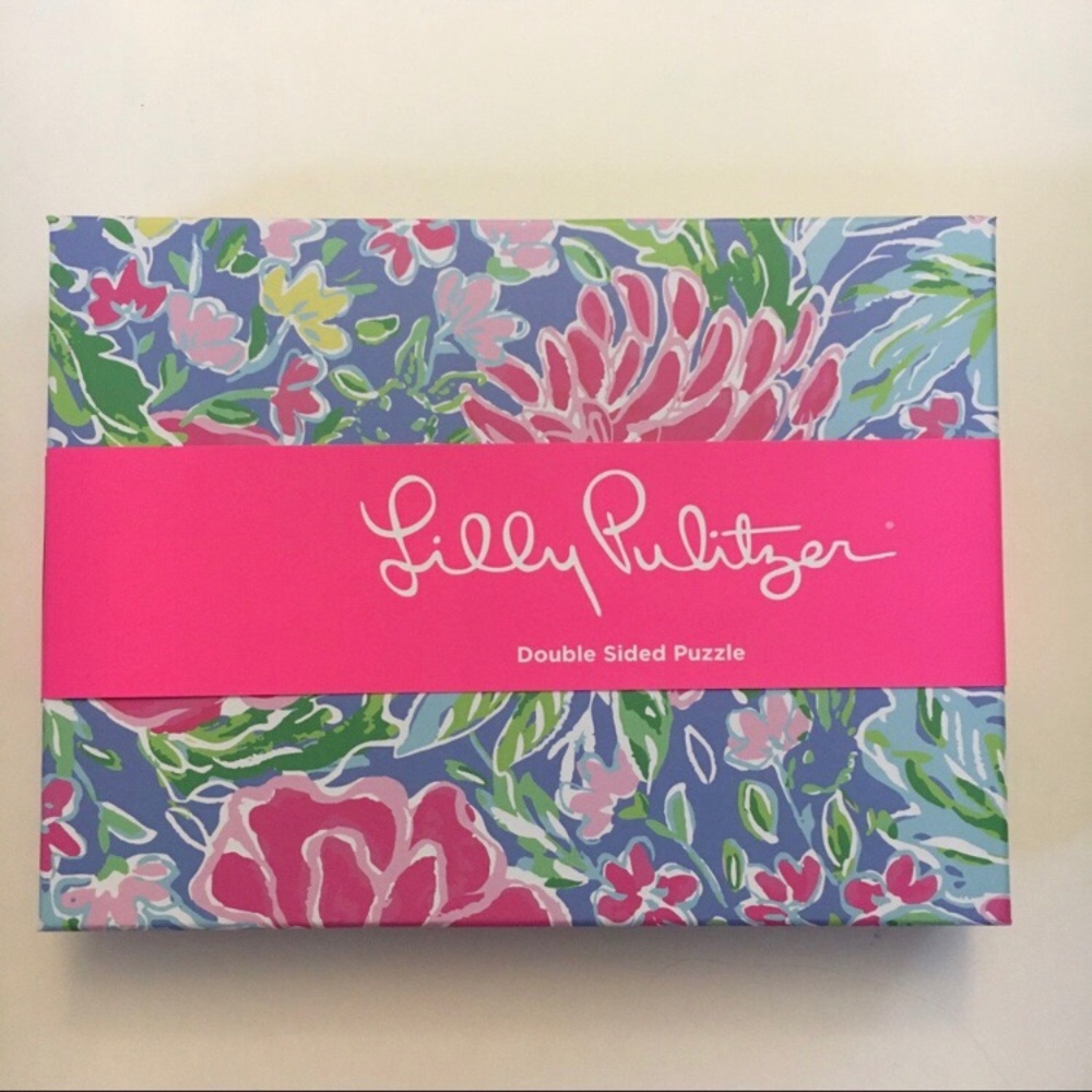 Lilly Pulitzer Double Sided 500 Piece Puzzle NEW